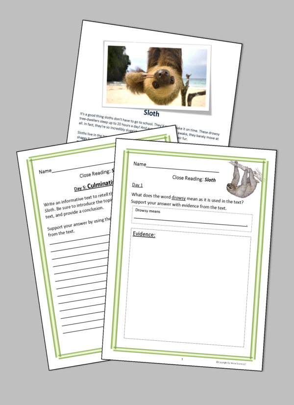 Write Score Works Writing Lesson Plans – Write Score